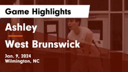 Ashley  vs West Brunswick  Game Highlights - Jan. 9, 2024