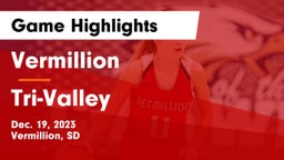 Vermillion  vs Tri-Valley  Game Highlights - Dec. 19, 2023