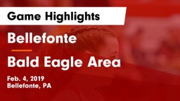 Bellefonte  vs Bald Eagle Area  Game Highlights - Feb. 4, 2019