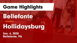 Bellefonte  vs Hollidaysburg  Game Highlights - Jan. 6, 2020