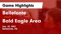 Bellefonte  vs Bald Eagle Area  Game Highlights - Jan. 23, 2021
