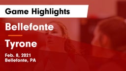Bellefonte  vs Tyrone  Game Highlights - Feb. 8, 2021