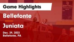 Bellefonte  vs Juniata  Game Highlights - Dec. 29, 2022