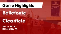 Bellefonte  vs Clearfield  Game Highlights - Jan. 6, 2023