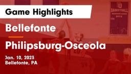 Bellefonte  vs Philipsburg-Osceola  Game Highlights - Jan. 10, 2023
