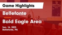 Bellefonte  vs Bald Eagle Area  Game Highlights - Jan. 16, 2023
