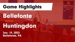 Bellefonte  vs Huntingdon  Game Highlights - Jan. 19, 2023