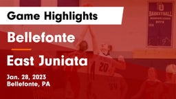 Bellefonte  vs East Juniata  Game Highlights - Jan. 28, 2023