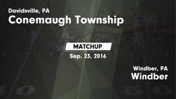 Matchup: Conemaugh Township vs. Windber  2016