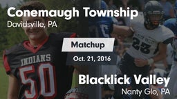 Matchup: Conemaugh Township vs. Blacklick Valley  2016
