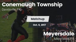 Matchup: Conemaugh Township vs. Meyersdale  2017