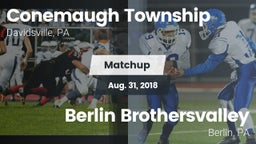 Matchup: Conemaugh Township vs. Berlin Brothersvalley  2018