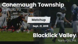 Matchup: Conemaugh Township vs. Blacklick Valley  2018