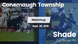 Matchup: Conemaugh Township vs. Shade  2018