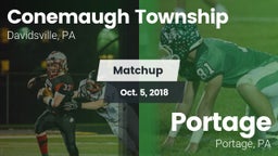 Matchup: Conemaugh Township vs. Portage  2018