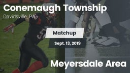Matchup: Conemaugh Township vs. Meyersdale Area 2019