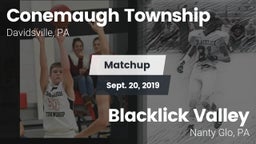 Matchup: Conemaugh Township vs. Blacklick Valley  2019