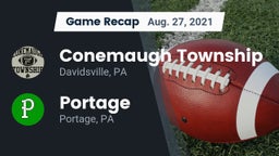 Recap: Conemaugh Township  vs. Portage  2021