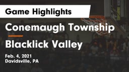 Conemaugh Township  vs Blacklick Valley  Game Highlights - Feb. 4, 2021