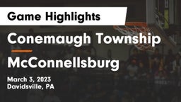Conemaugh Township  vs McConnellsburg  Game Highlights - March 3, 2023