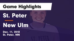 St. Peter  vs New Ulm  Game Highlights - Dec. 11, 2018