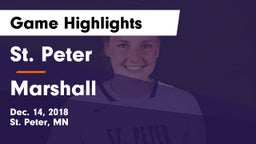 St. Peter  vs Marshall  Game Highlights - Dec. 14, 2018