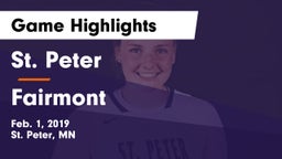 St. Peter  vs Fairmont  Game Highlights - Feb. 1, 2019