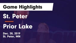 St. Peter  vs Prior Lake  Game Highlights - Dec. 28, 2019
