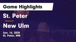St. Peter  vs New Ulm  Game Highlights - Jan. 16, 2020