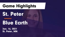 St. Peter  vs Blue Earth  Game Highlights - Jan. 16, 2021