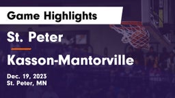 St. Peter  vs Kasson-Mantorville  Game Highlights - Dec. 19, 2023