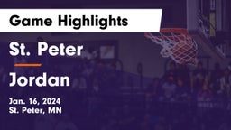 St. Peter  vs Jordan  Game Highlights - Jan. 16, 2024