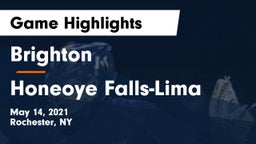 Brighton  vs Honeoye Falls-Lima  Game Highlights - May 14, 2021