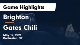 Brighton  vs Gates Chili  Game Highlights - May 19, 2021