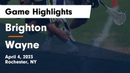 Brighton  vs Wayne  Game Highlights - April 4, 2023