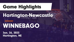 Hartington-Newcastle  vs WINNEBAGO Game Highlights - Jan. 26, 2023