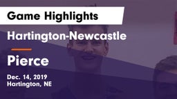 Hartington-Newcastle  vs Pierce  Game Highlights - Dec. 14, 2019