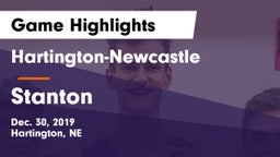 Hartington-Newcastle  vs Stanton  Game Highlights - Dec. 30, 2019