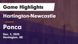 Hartington-Newcastle  vs Ponca  Game Highlights - Dec. 3, 2020