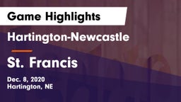 Hartington-Newcastle  vs St. Francis  Game Highlights - Dec. 8, 2020