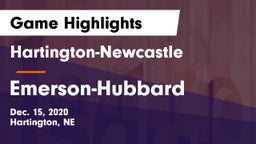 Hartington-Newcastle  vs Emerson-Hubbard  Game Highlights - Dec. 15, 2020