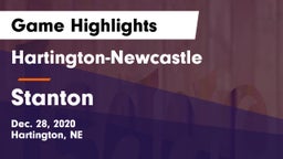 Hartington-Newcastle  vs Stanton  Game Highlights - Dec. 28, 2020