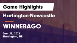 Hartington-Newcastle  vs WINNEBAGO Game Highlights - Jan. 28, 2021