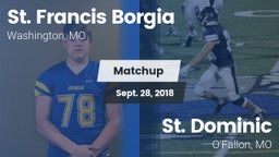 Matchup: St. Francis Borgia vs. St. Dominic  2018