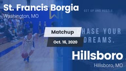 Matchup: St. Francis Borgia vs. Hillsboro  2020