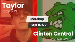 Matchup: Taylor  vs. Clinton Central  2017