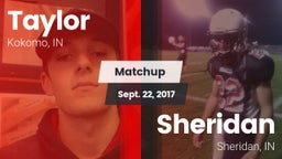 Matchup: Taylor  vs. Sheridan  2017