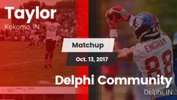 Matchup: Taylor  vs. Delphi Community  2017