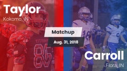 Matchup: Taylor  vs. Carroll  2018