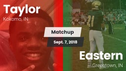 Matchup: Taylor  vs. Eastern  2018